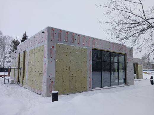 Ветрозащитная мембрана поверх минваты фасада