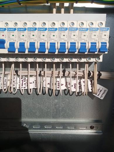 Автоматы CHINT NXB-63S в электрощите